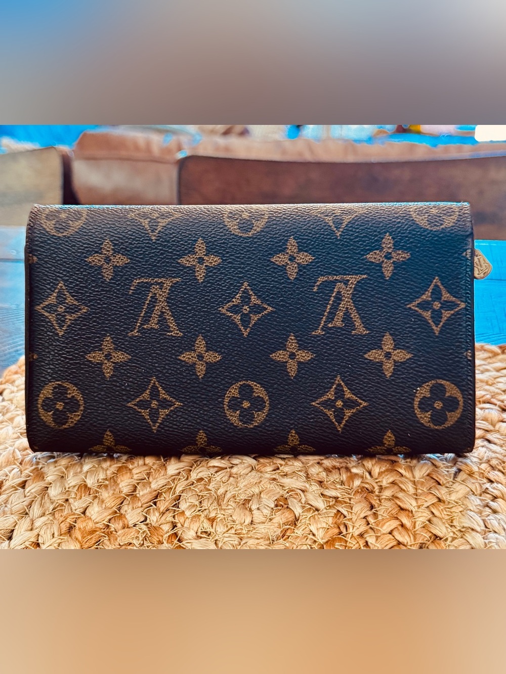 Louis Vuitton, beautiful vintage monogram sarah wallet made France 1998 - Picture 3 of 16